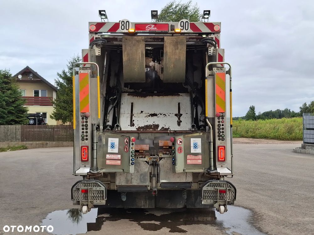 Iveco Eurocargo 190EL28 Śmieciarka FAUN VR3 LEV Wywóz Śmieci Euro 6 2 Osie Zawieszenie Tył Na Poduszkach Centralny Zamek Klimatyzacja Zwinna Niski Przebieg - 8