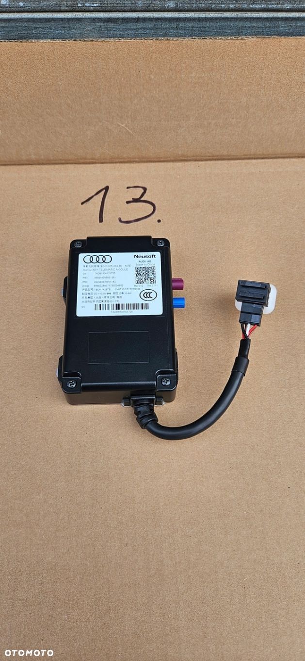 AUDI E-TRON 4KE 55 A7 A8 MODUŁ STEROWNIK RTM 4GD035284B - 1
