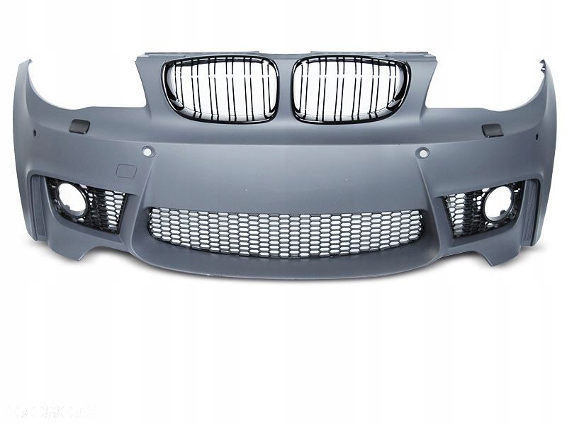 Zderzak Przod kp Kratki Tuning Sport M-pakiet look 1M Bmw 1 e81 e82 e87 e88 - 1