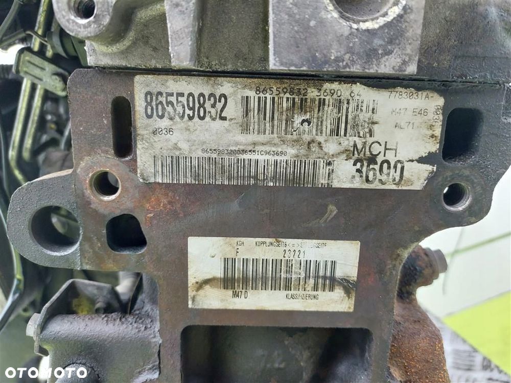 Silnik kompletny diesel BMW E46 1998-2007 2,0 TD M47 - 5