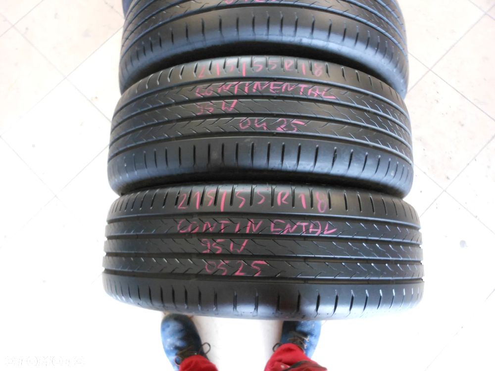 Opony 215/55r18 continental eco contact 6Q 6.2mm komplet lato - 2