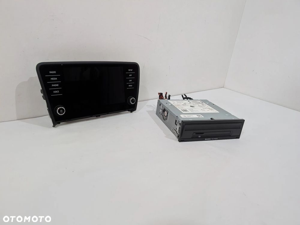SKODA OCTAVIA III RADIO NAWIGACJA WYŚWIETLACZ CZYTNIK 5E0919605N 565035840 - 3