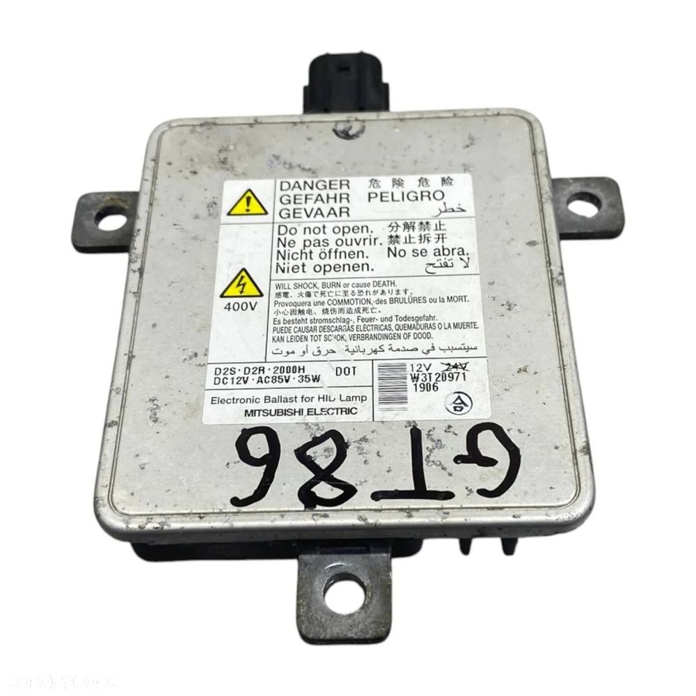 PRZETWORNICA XENON MITSUBISHI ASX OUTLANDER W3T20971 D2S D2R ORYGINAŁ - 3