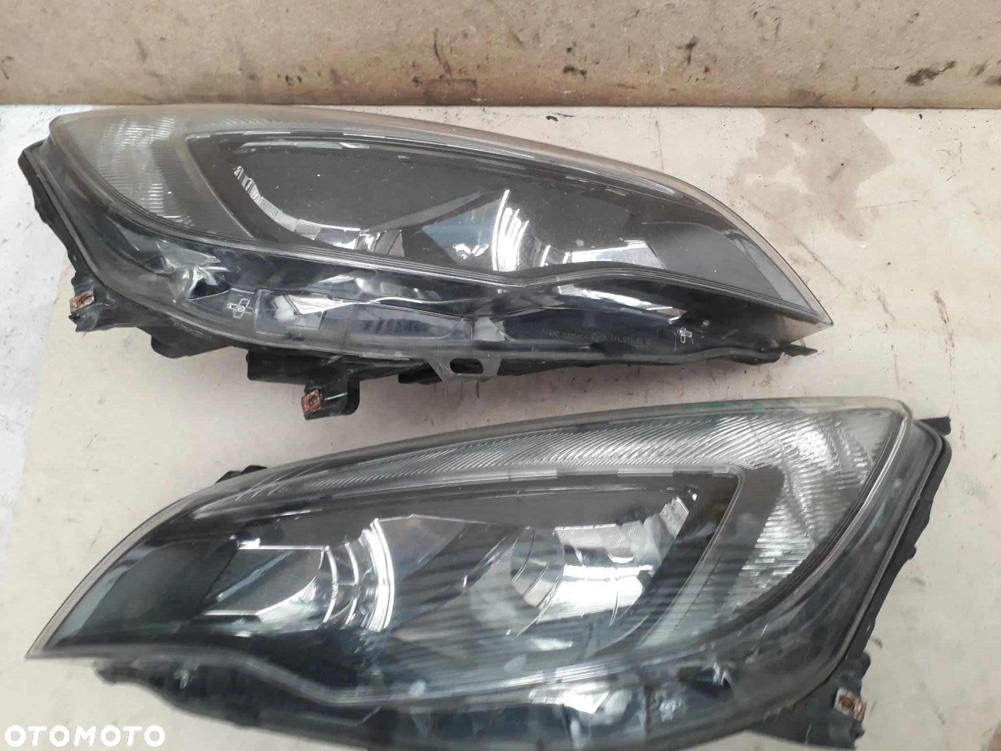 Lampy Przód Lewa Prawa Opel Astra J UK - 6
