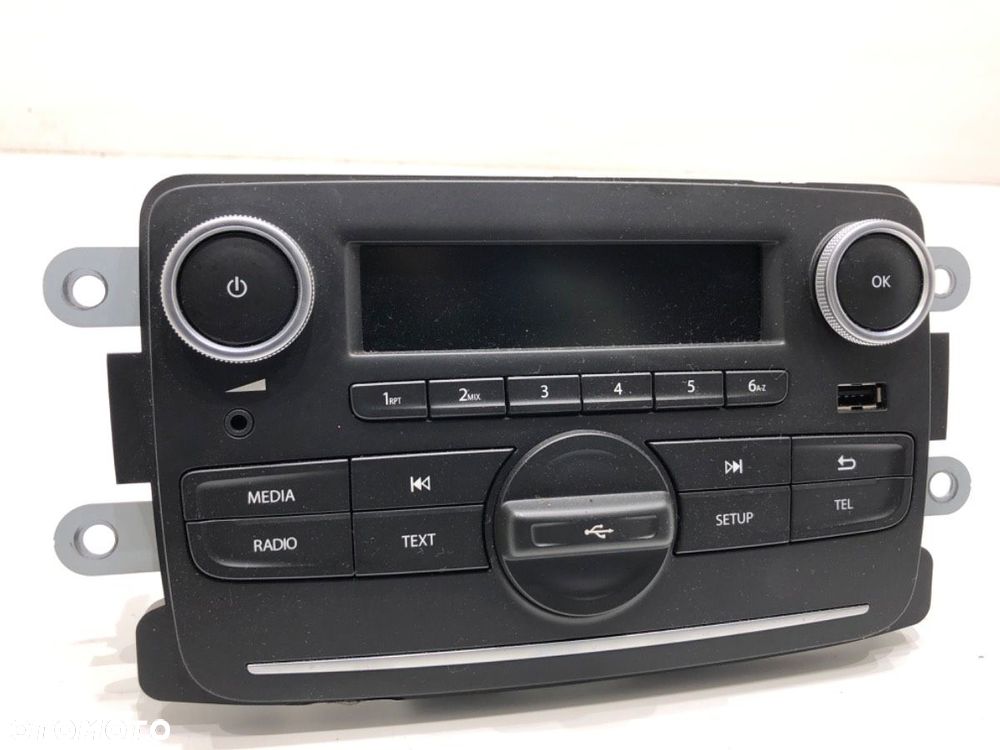 RADIO  DACIA DUSTER (HM_) 2017 - 2022 1.5 dCi 115 (HMAD) 85 kW [116 KM] olej napędowy 2017 - 2022 - 1