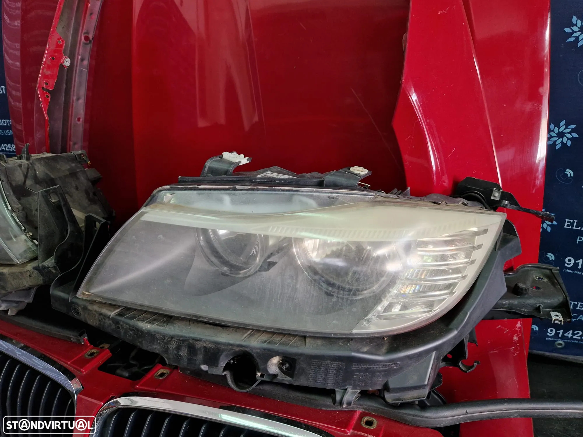 Frente completa usada BMW E90 E91 LCI 320D capot parachoques guardalamas oticas radiador 318d - 16