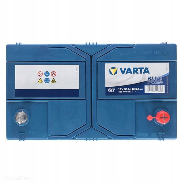 AKUMULATOR VARTA BLUE 95AH 830A G7 P - 4
