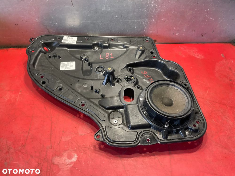 Volkswagen Golf VI 5K4 Mechanizm podnośnik szyby lewy tył