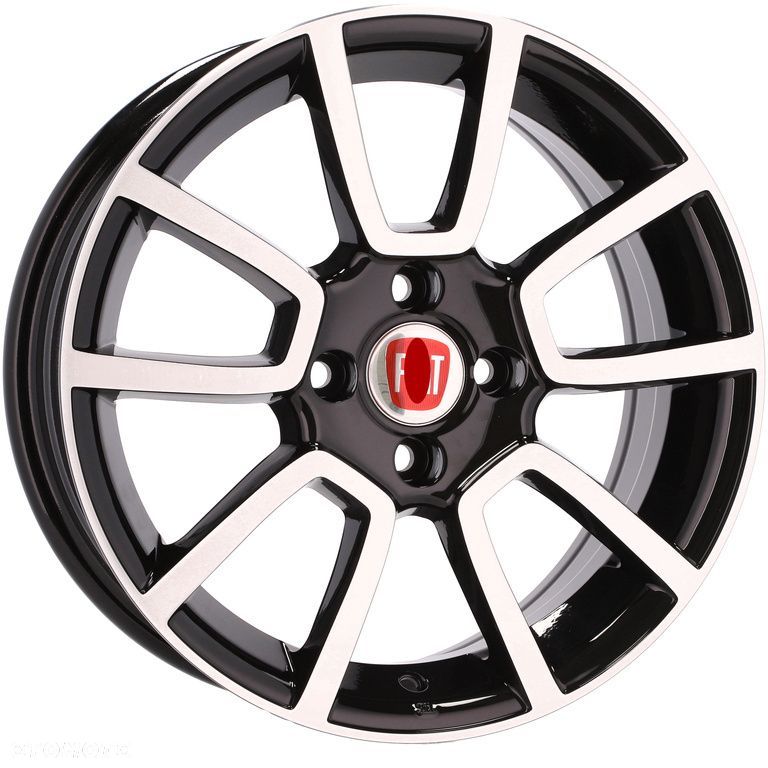 4x Felgi 15 m.in. do FIAT 500 500C Bravo Brava Doblo Fiorino Idea Multipla Punto UNO - BK746 - 6