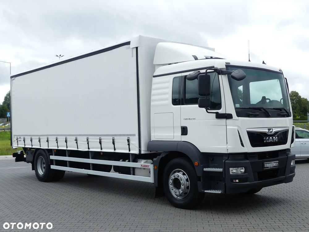 MAN TGM 18.250  / FIRANKA 7.30m + WINDA / PRZEBIEG 170 TYS KM ! / - 9