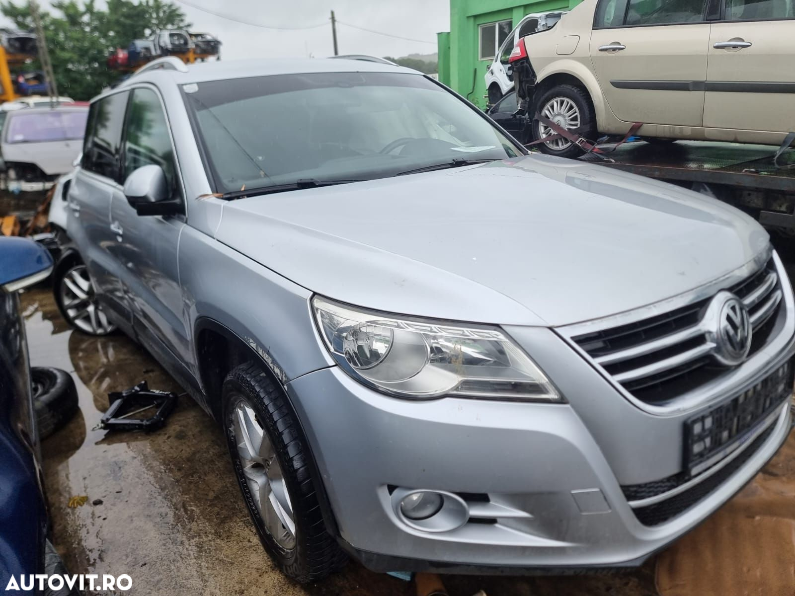 Geam dreapta fata Volkswagen VW Tiguan 1 5N [2007 - 2011] 2.0 tdi CBA - 3