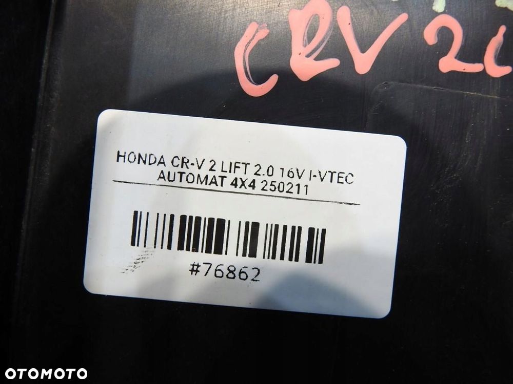 RAMKA TABLICY ZDERZAKA PRZÓD HONDA CR-V II 71180-S9A-G0 - 4