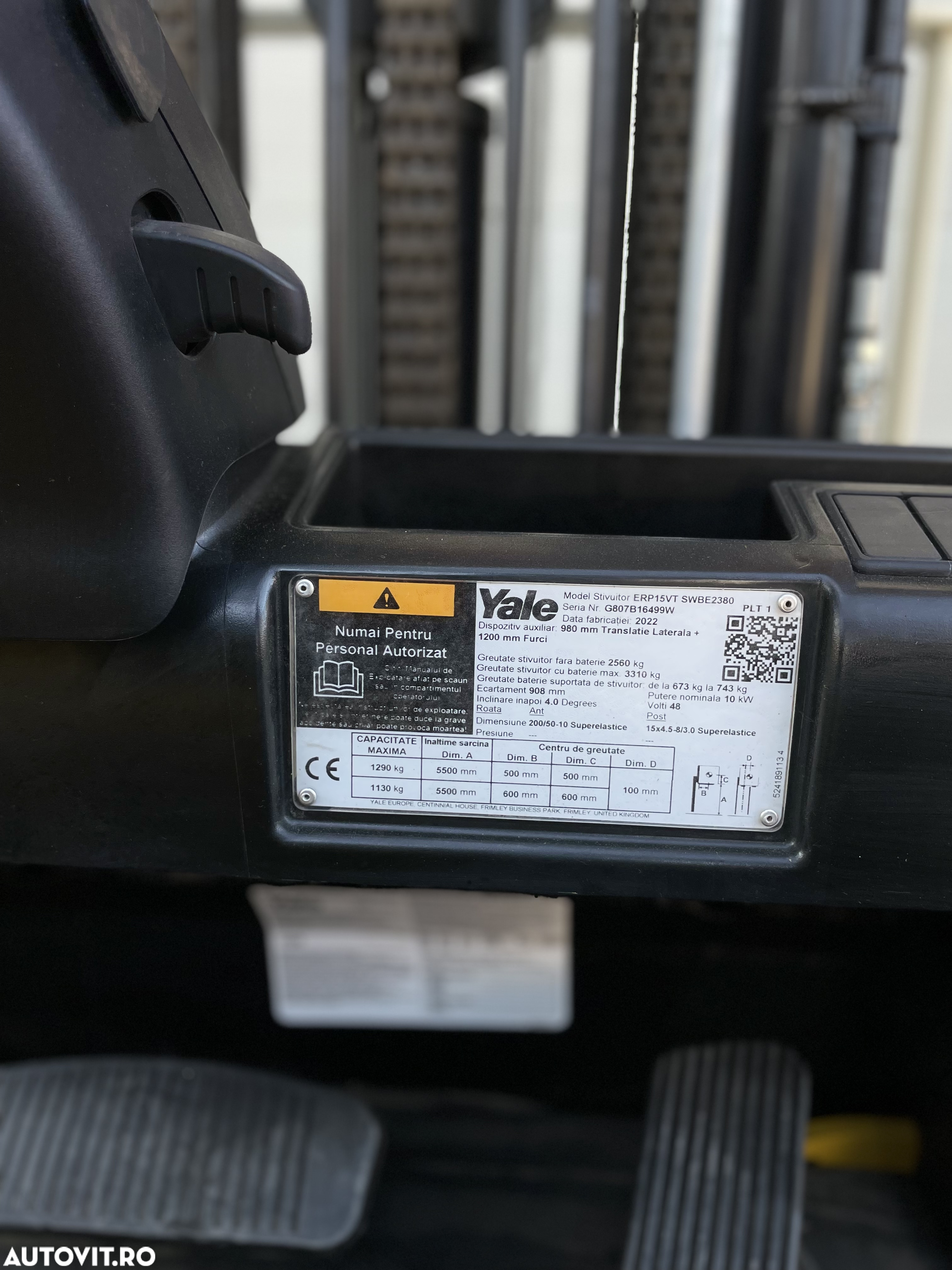 Yale ERP15VT - 10