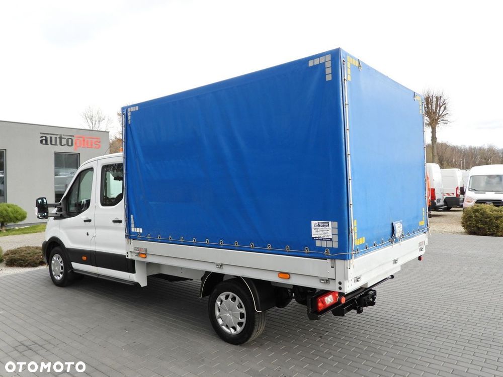 Ford TRANSIT SKRZYNIA PLANDEKA PODWÓJNA KABINA DOKA 7 MIEJSC TEMPOMAT LEDY KLIMATYZACJA  130KM - 10