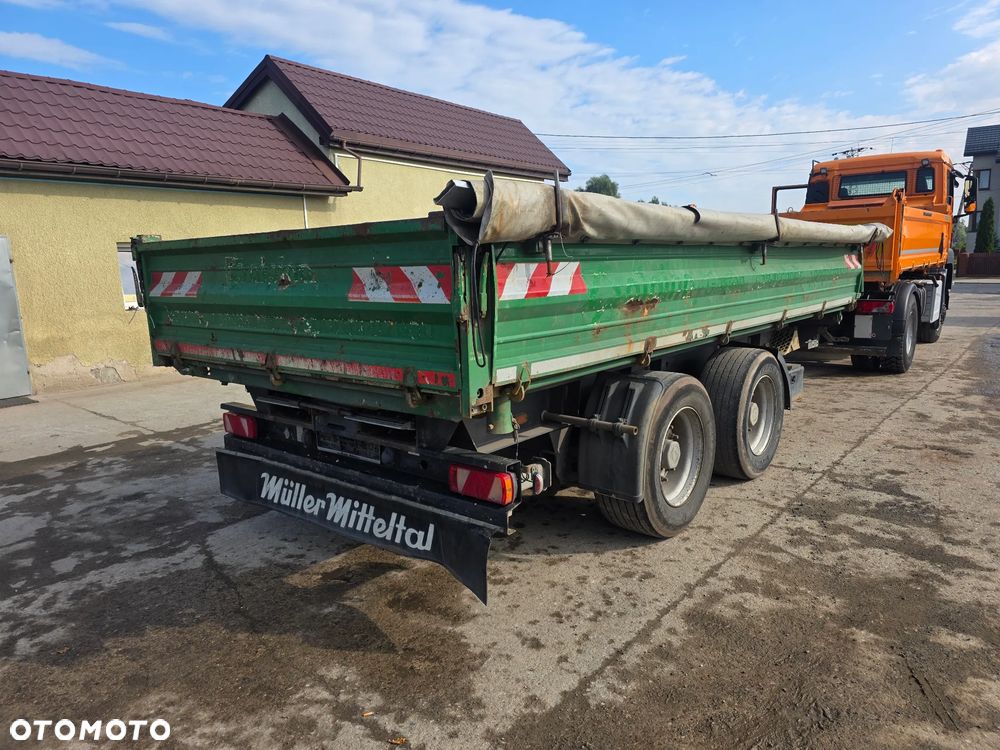 MAN TGS 18-320 4x4 Pelne Blokady z Możliwość z Przyczepa Tandem Wywrotka Niskopodwoziowa 18000 kg - 40