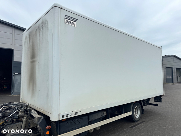Zabudowa kontener, garaż, magazyn z windą Dautel 1000kg