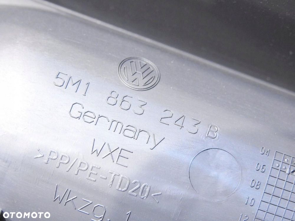 TUNEL ŚRODKOWY VW GOLF V PLUS 5M1863243B - 9