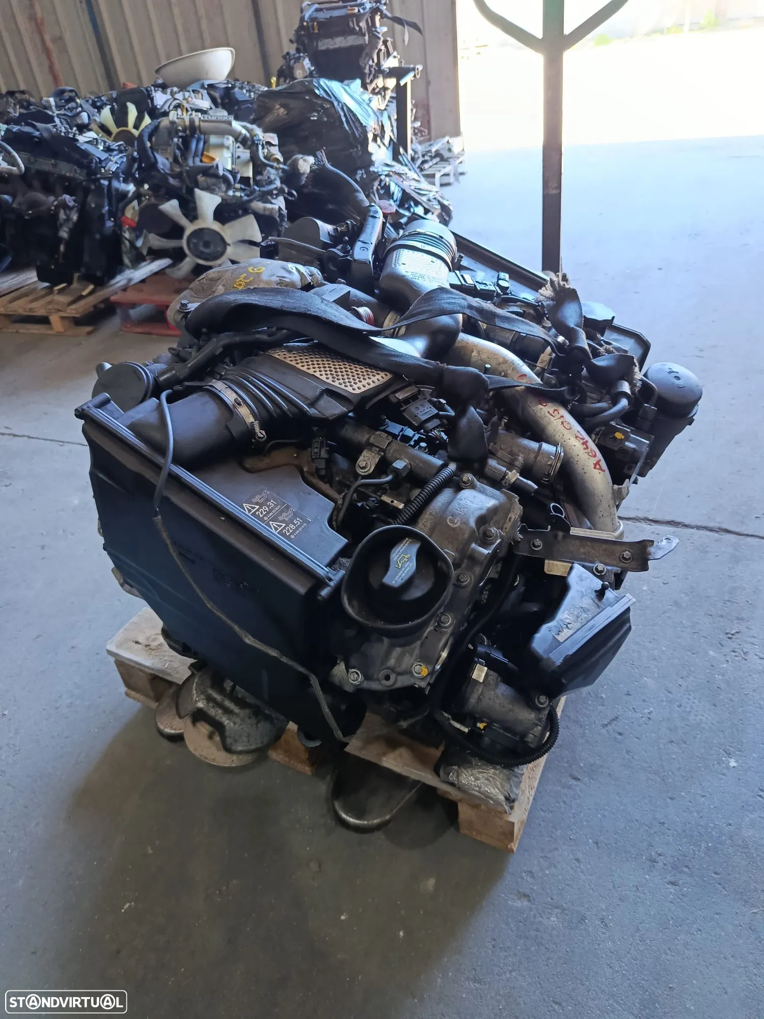 Motor Mercedes V6 320CDi REF: 642 920 (Class E, CLS) - 7