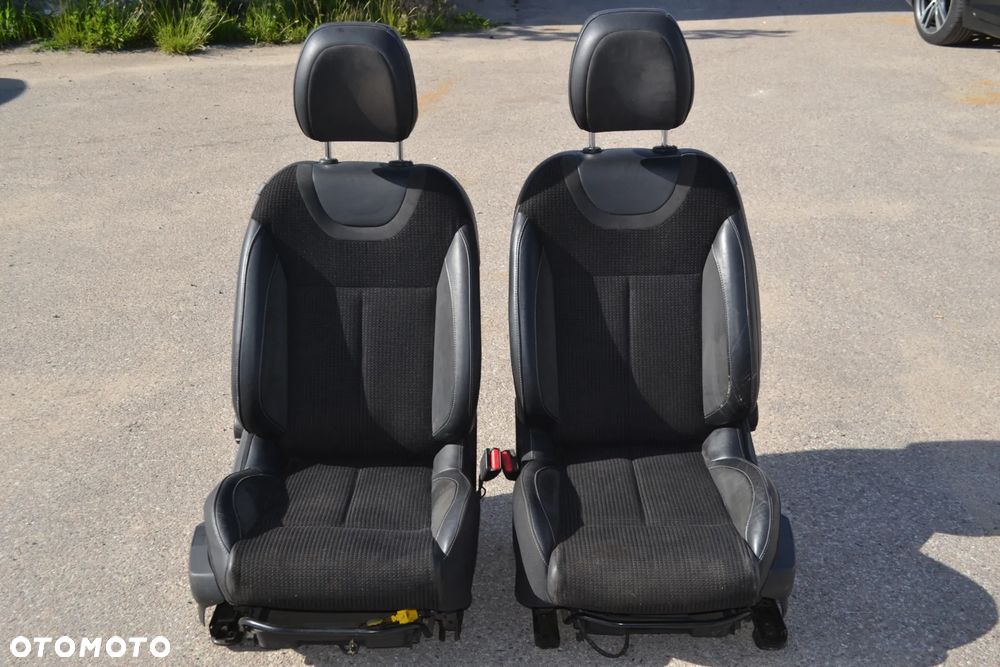 CITROEN C4 II B7 FOTEL FOTELE PRZÓD PRZEDNIE KANAPA PÓŁSKÓRA KPL POMORSKIE - 5