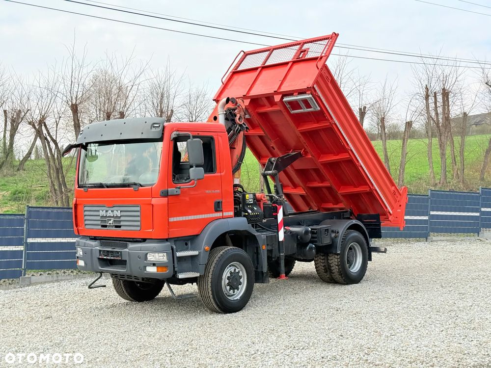 MAN * TGM 18-280 MAN 4x4 HDS Palfinger PK10500 * Kiper Wywrotka * Bardzo Dobry Stan - 21