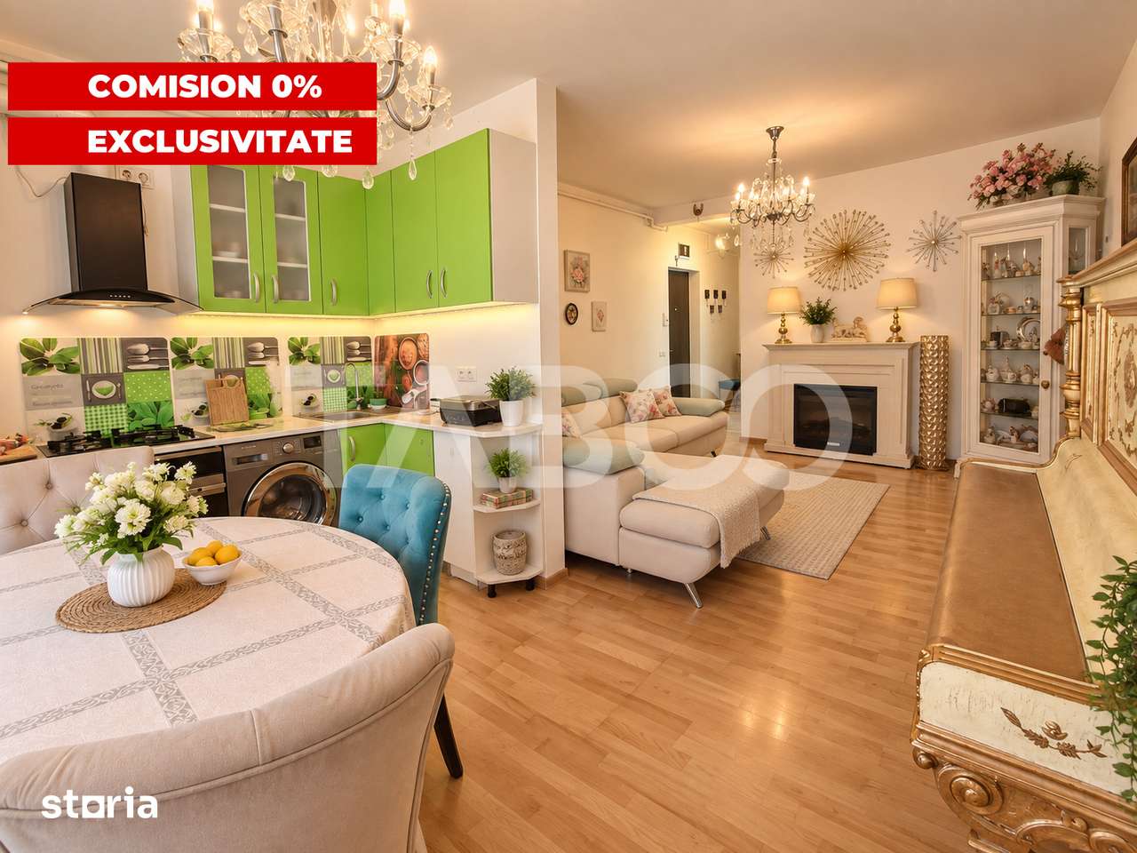 Apartament decomandat 3 camere balcon si gradina Kaufland Arhitectilor — fotografia 1