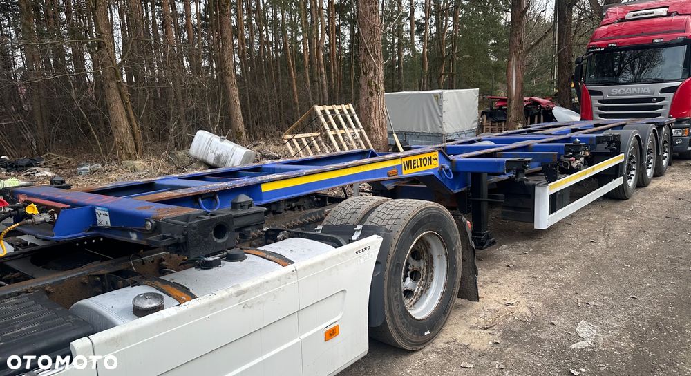 Wielton NS-34PT ROZSUWANA BPW OŚ PODNOSZONA 1x20 2x20 1x35 1x40 1x45 Waga:5990kg 2009r - 1