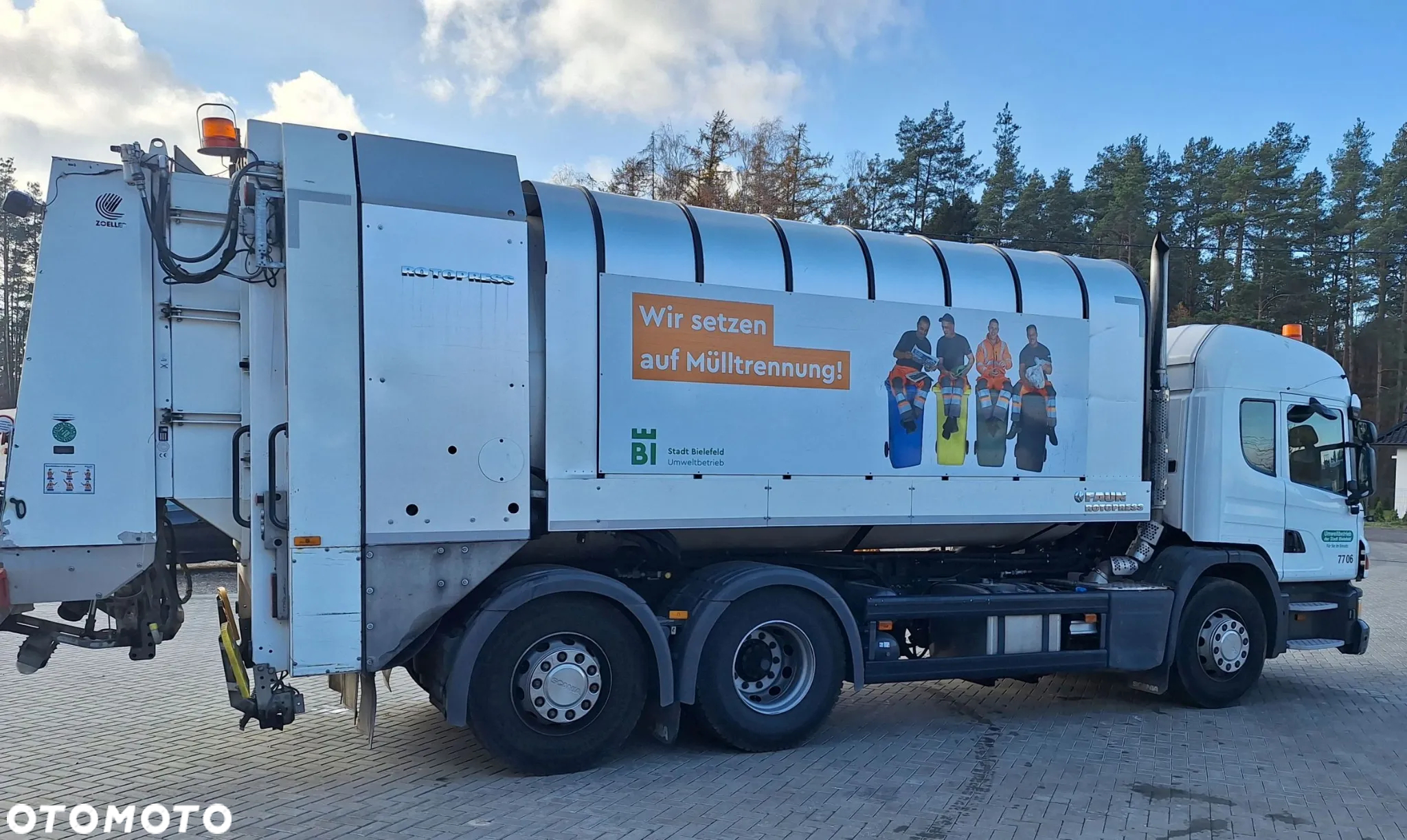 Scania P320 6X2 Faun Rotopress - 5