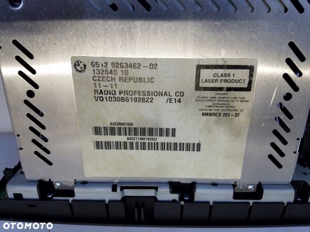 radio cd bmw x1 e84 9263462 - 3