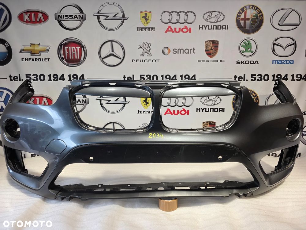 BMW X1 F48 15- ZDERZAK PRZEDNI PRZÓD NA 6xPDC NR 51117354815 / 7354815 NR AUKCJI NZ2034 - 1