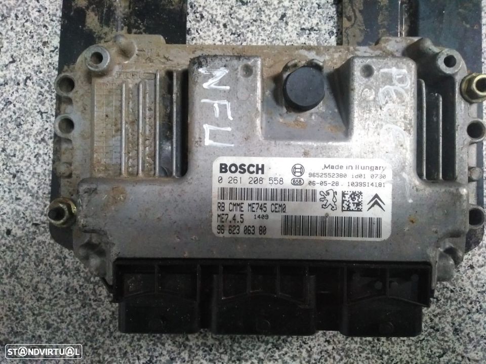 Centralina do Motor Peugeot/Citroen Ref.: 0261208558/9662306380 - 1