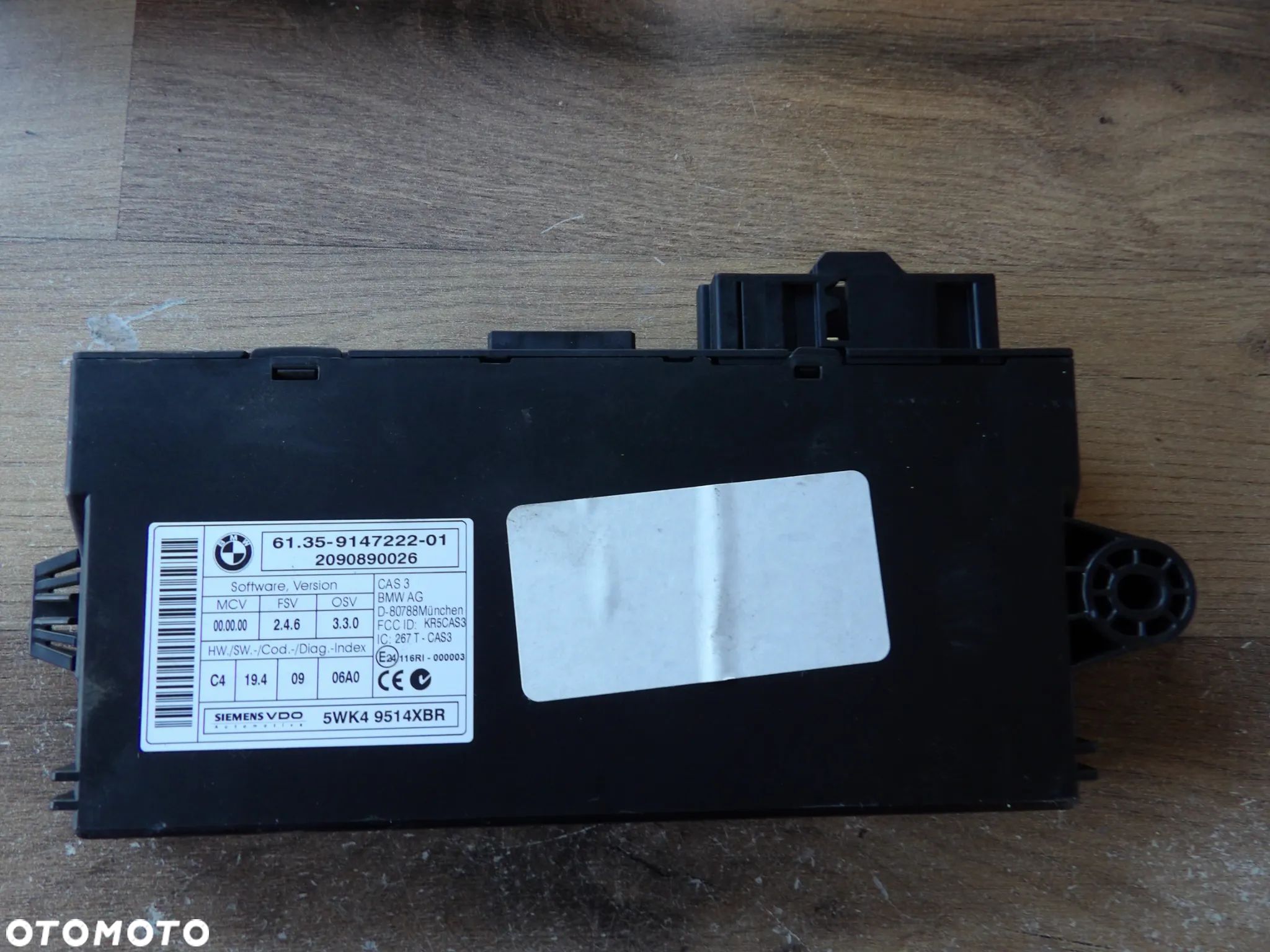 BMW - E60*,E70*,E80*,E90*,R* - MODUŁ CAS 3 - 9147222 - 1