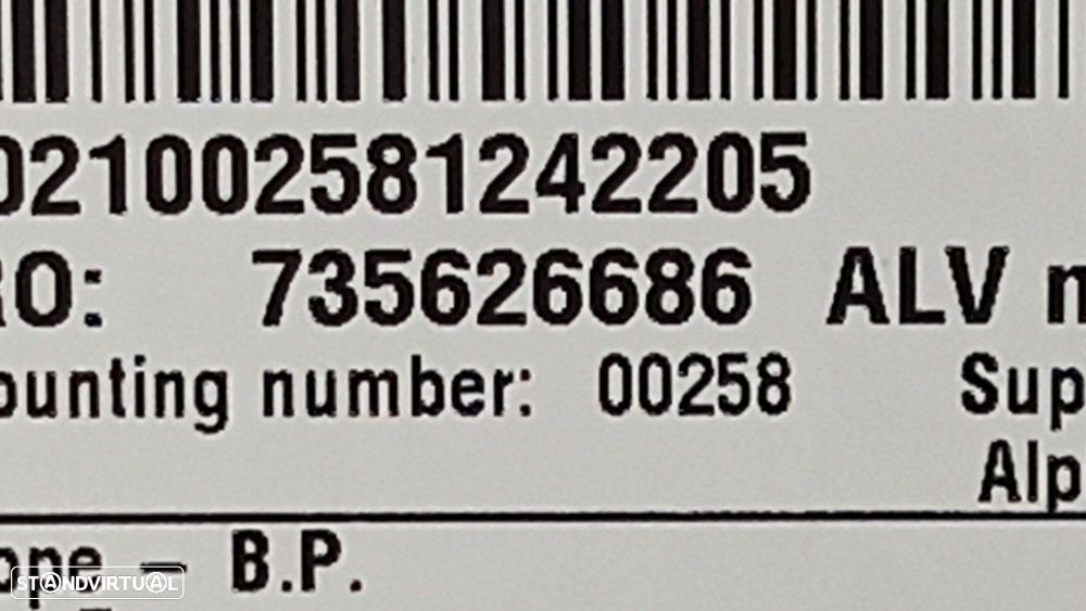 AIRBAG FRENTE INFERIOR ESQUERDO FIAT NUOVA 500 (150) DOLCE VITA - 2