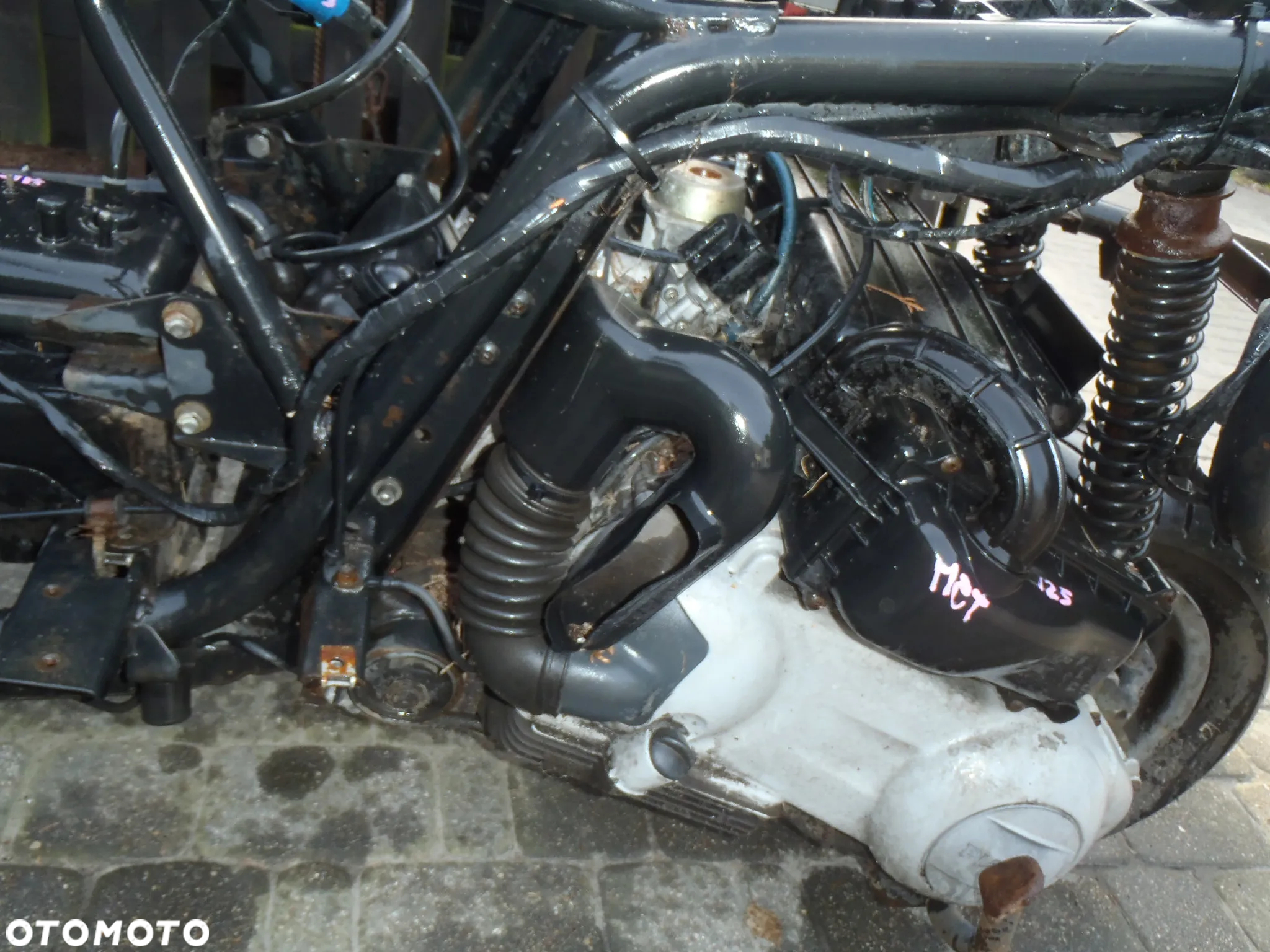 silnik blok karter wał tłok piaggio hexagon 180 125 - 3