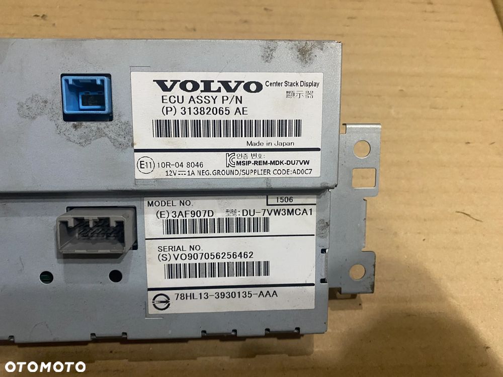 WYŚWIETLACZ EKRAN VOLVO V60 XC60 31382065AE - 5