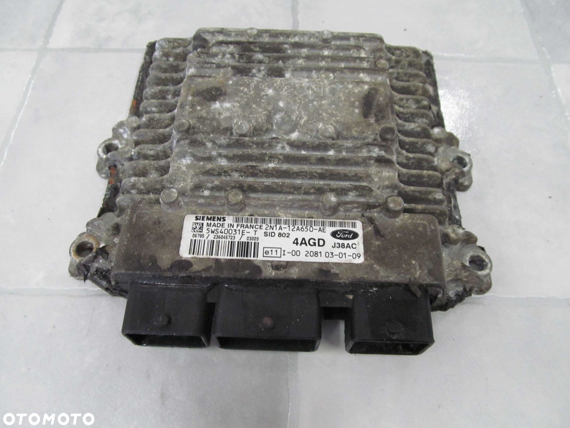 FORD 1.4 TDCI KOMPUTER STEROWNIK 2N1A-12A650-AE 5WS40031E-T - 1