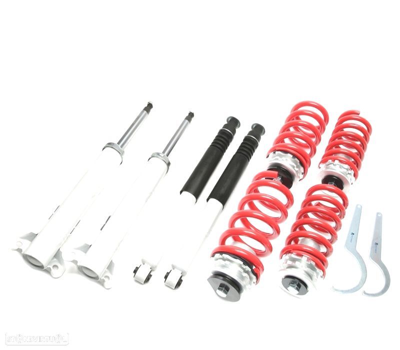 KIT SUSPENSÃO REGULÁVEL MERCEDES 190 W201 82-93 TRASEIRA - 1