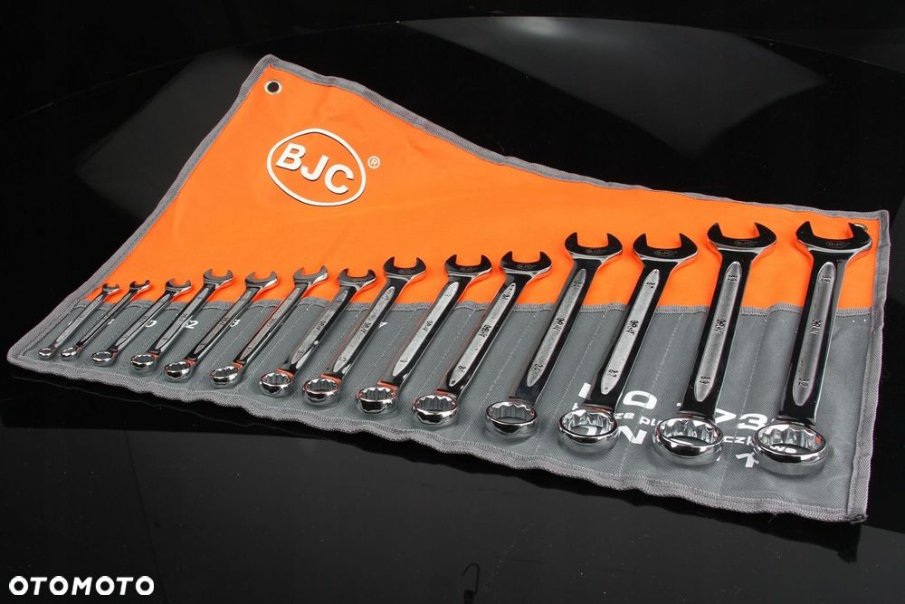 KLUCZE płasko oczkowe BJC 6-32 CrV ZESTAW GRUBE - 7