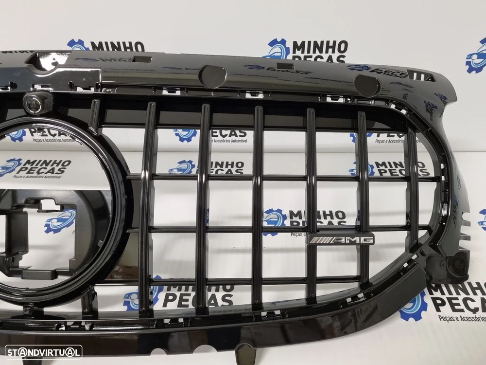 Grelha Frontal Mercedes GLA (H247) GTR Preto Brilho (Versão Standard) - 4
