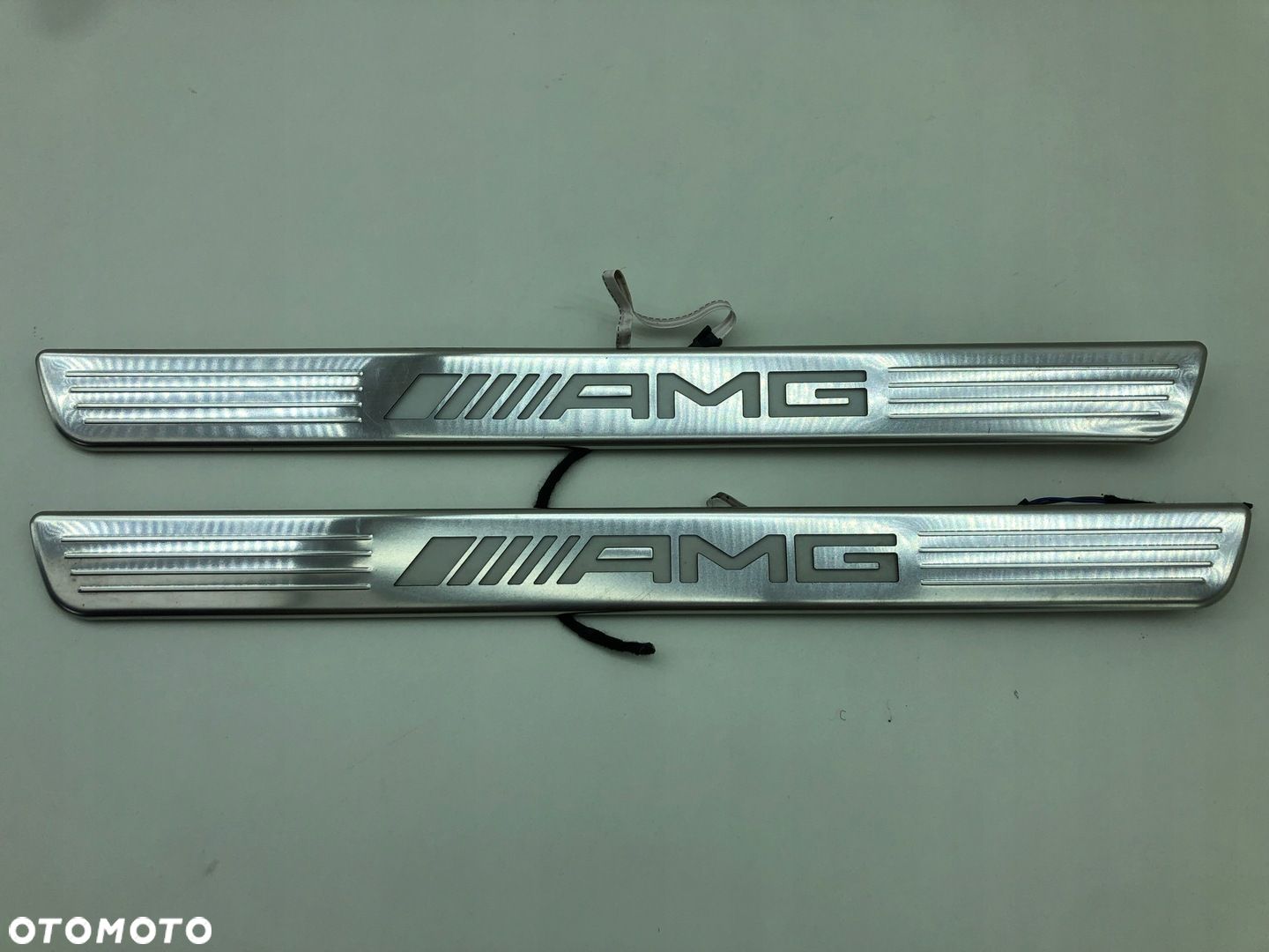 MERCEDES W177 AMG LISTWY PROGOWE PODŚWIETLANE LED KOMPLET A1776801105 - 1