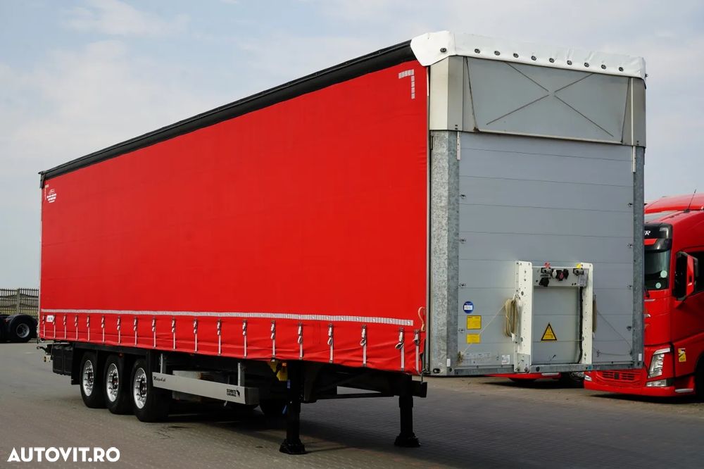 Schmitz Cargobull CORTINĂ / VARIOS / 385/55 R22.5 / PUNȚĂ CULISANTĂ / ACOPERIȘ CULISANT / SAF - 1