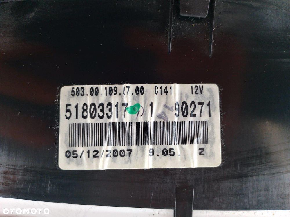 LICZNIK FIAT CROMA 2.2 MPI 16V BENZYNA KOMBI 51803317 - 9