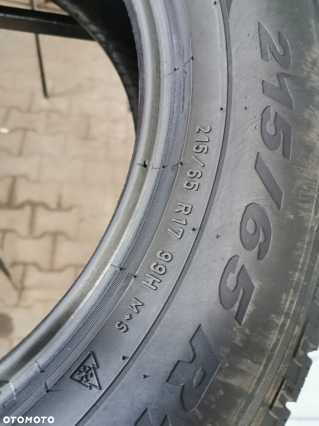 215/65R17 pirelli 2017 zimowe 6mm 4245 - 5