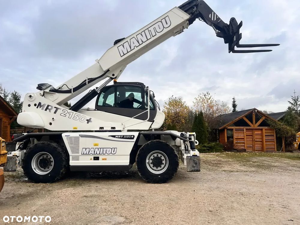 Manitou 2150 Mrt MANITOU ŁADOWARKA TELESKOPOWA Roto  widły kosz PILOT do sterowania  2016/17 1840 2540 2550 kolor od nowości biały Mercedes silnik - 4