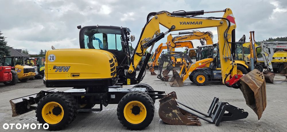 Terex <<Terex\Yanmar B75W, 2017 rok,2 łyżki+widły, 6100Mtg,z Niemiec!>>>> - 5