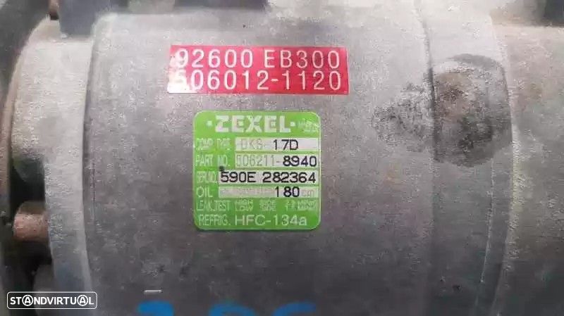 COMPRESSOR AR CONDICIONADO NISSAN CABSTAR 2006 -92600EB300 - 2
