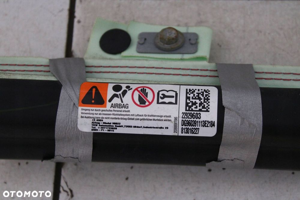 KURTYNA AIRBAG POWIETRZA PRAWA OPEL AMPERA 22929603 - 4