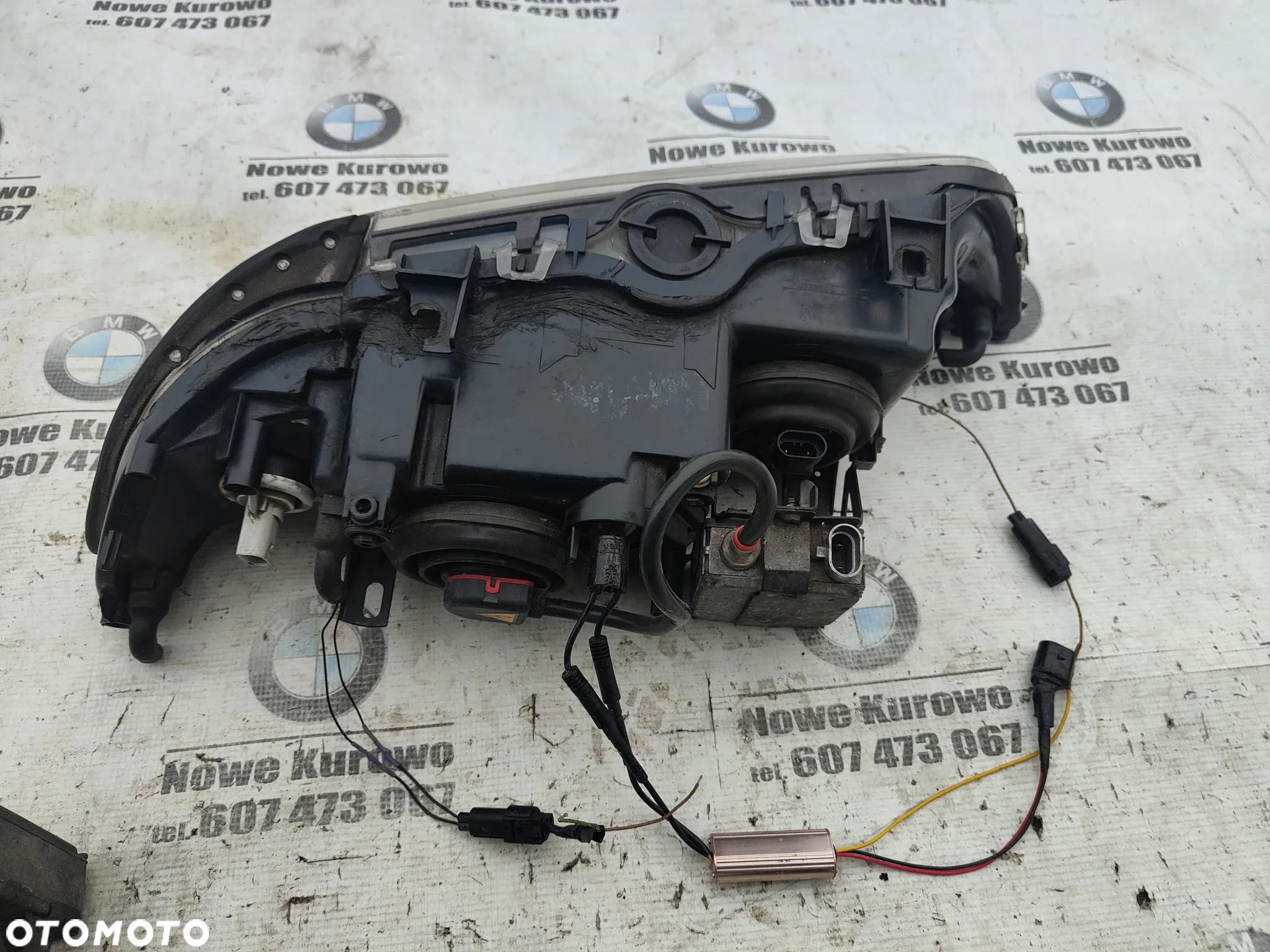 BMW E39 Lifting Lampa Przednia Lewa Prawa BiXenon Kierunek w ringach - 11