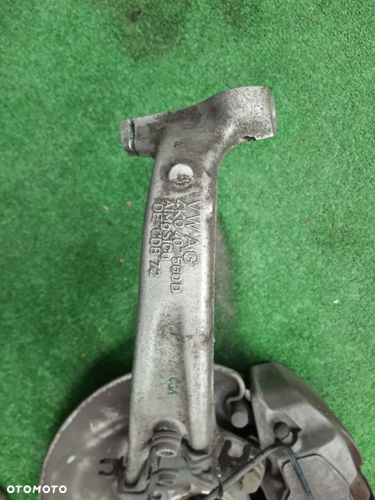 AUDI A6 C8 ZWROTNICA TARCZA ZACISK HAMULCOWY 4K0407559D 4K0407560D - 9