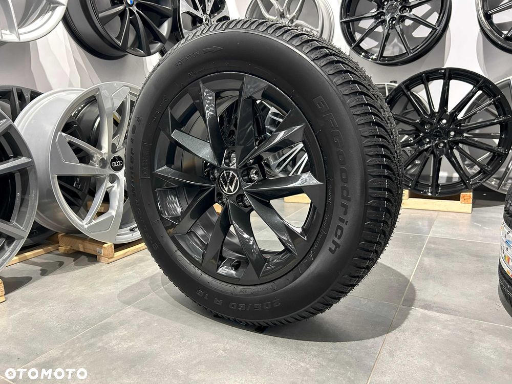 Oryginalne koła zimowe 16 5x100 ET35 VW T-Cross Taigo 205/60R16 BFGood - 4