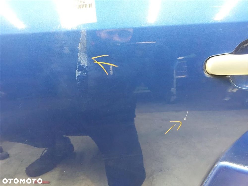 Drzwi tylne LEWE SZYBA tył Chevrolet HHR 2005-2011  NIEBIESKIE - 8